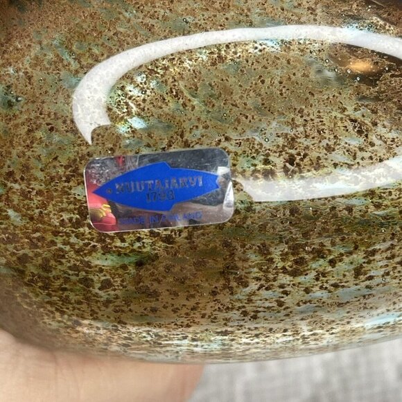 Art Glass Eider Sea Duck / Bird Sculpture by Oiva Toikka / Nuutajarvi of Finland - Picture 5 of 7